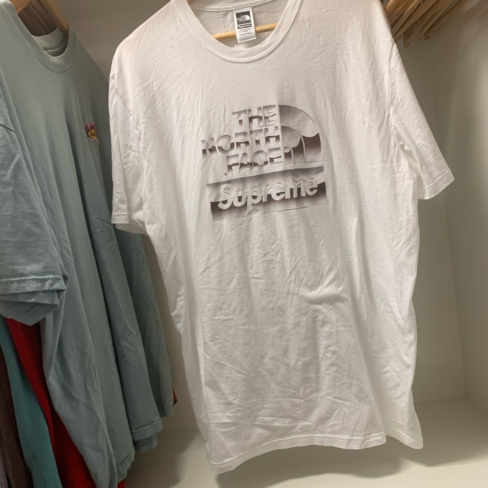 Supreme x The North Face Metallic Logo T-Shirt